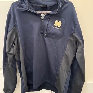 Notre Dame Navy Pullover Size L